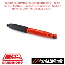 OUTBACK ARMOUR SUSPENSION KITS REAR-EXPD XHD FIT NISSAN NAVARA D40(V6 DIESEL)05+